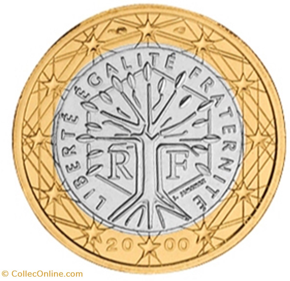 monnaies euros 2000 1 euro france