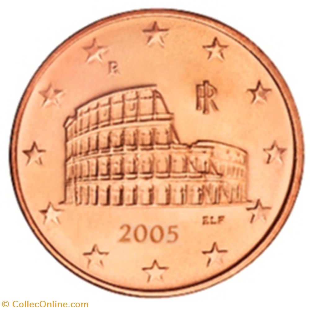 monnaies euros 2005 5 cents italie