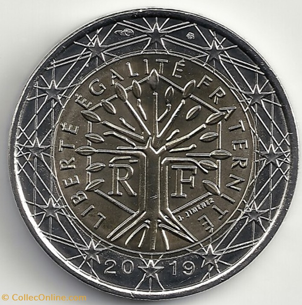 2019 - 2 euros - France monnaies 2019 2 euros france