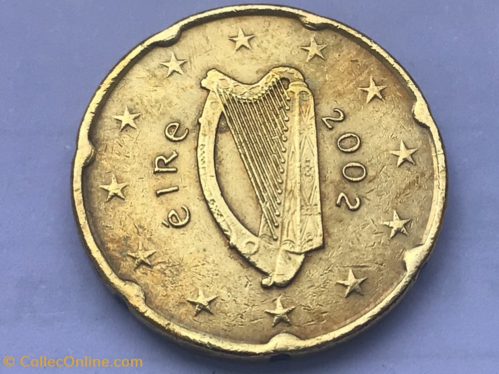 2002 - 20 cents - Irlande monnaies euros 2002 20 cents irlande