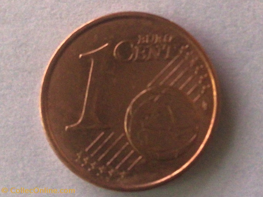 2001 - 1 cent - France monnaies euros 2001 1 cent france