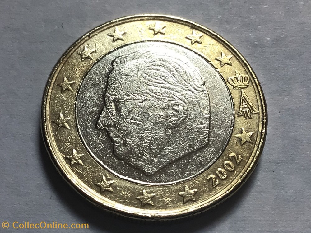 monnaies euros a 2002 1 euro belgique