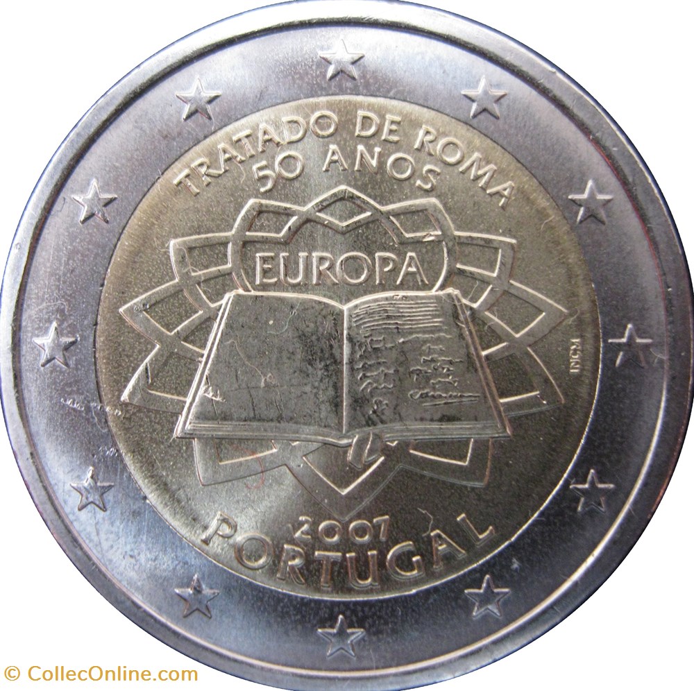 2007 2 Euros Portugal Commémorative 50e Anniversaire