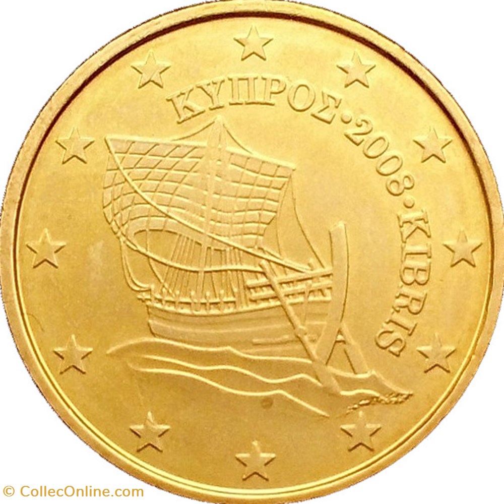 2008 - 10 cents - Chypre monnaies euros a 2008 10 cents chypre