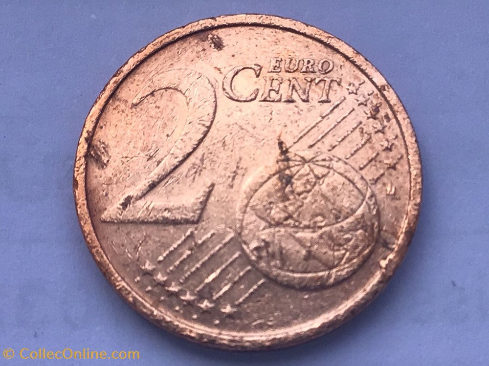 2002 - 2 cent - Italie monnaies euros 2002 2 cent italie