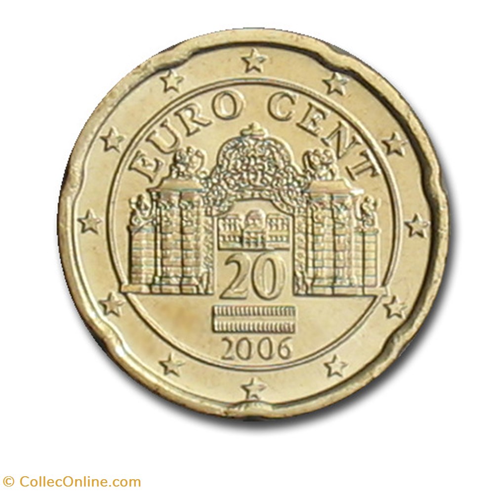 2006 - 20 cents - Autriche monnaies euros 2006 20 cents autriche