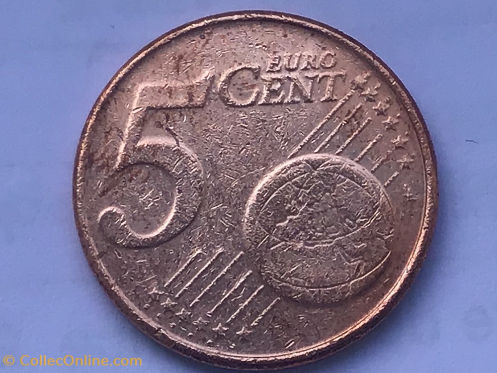 2002 - 5 cent - Luxembourg monnaies euros a 2002 5 cent luxembourg
