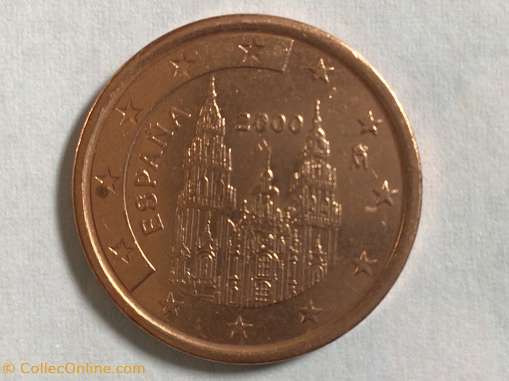 2000 - 5 cent - Espagne monnaies euros 2000 5 cent espagne