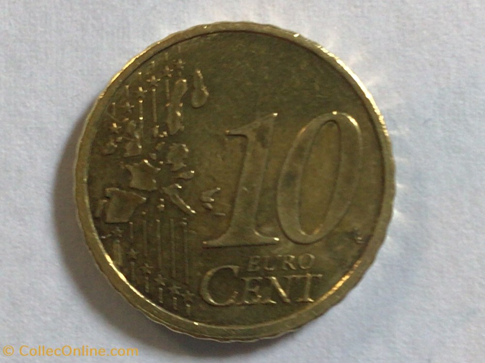 monnaies euros 1999 10 cent finlande