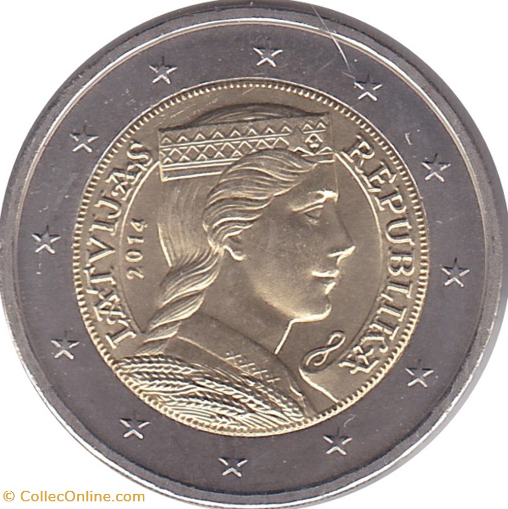 2014 - 2 euros - Lettonie monnaies a 2014 2 euros lettonie
