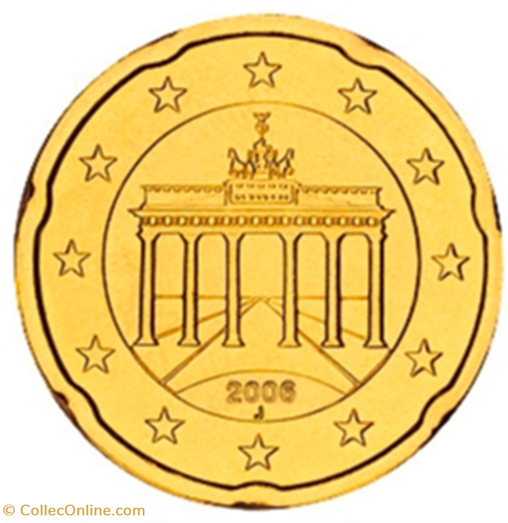2006 - 20 cents - Allemagne monnaies euros 2006 20 cents allemagne
