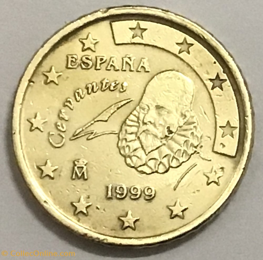 1999 - 50 cents - Espagne monnaies euros 1999 50 cents espagne