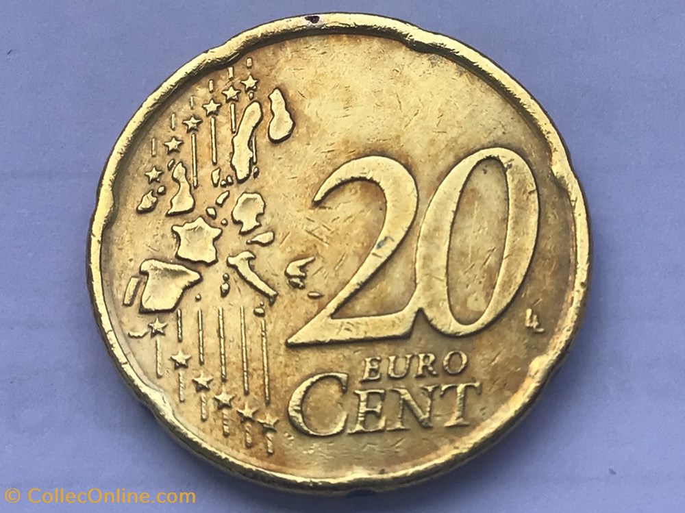 2002 - 20 cents - Irlande monnaies euros 2002 20 cents irlande