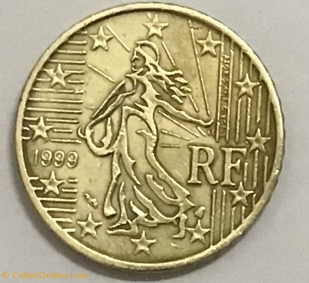 1999 - 50 cents - France monnaies euros 1999 50 cents france