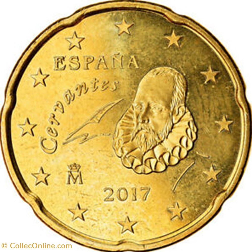 2017 - 20 cents - Espagne monnaies euros 2017 20 cents espagne