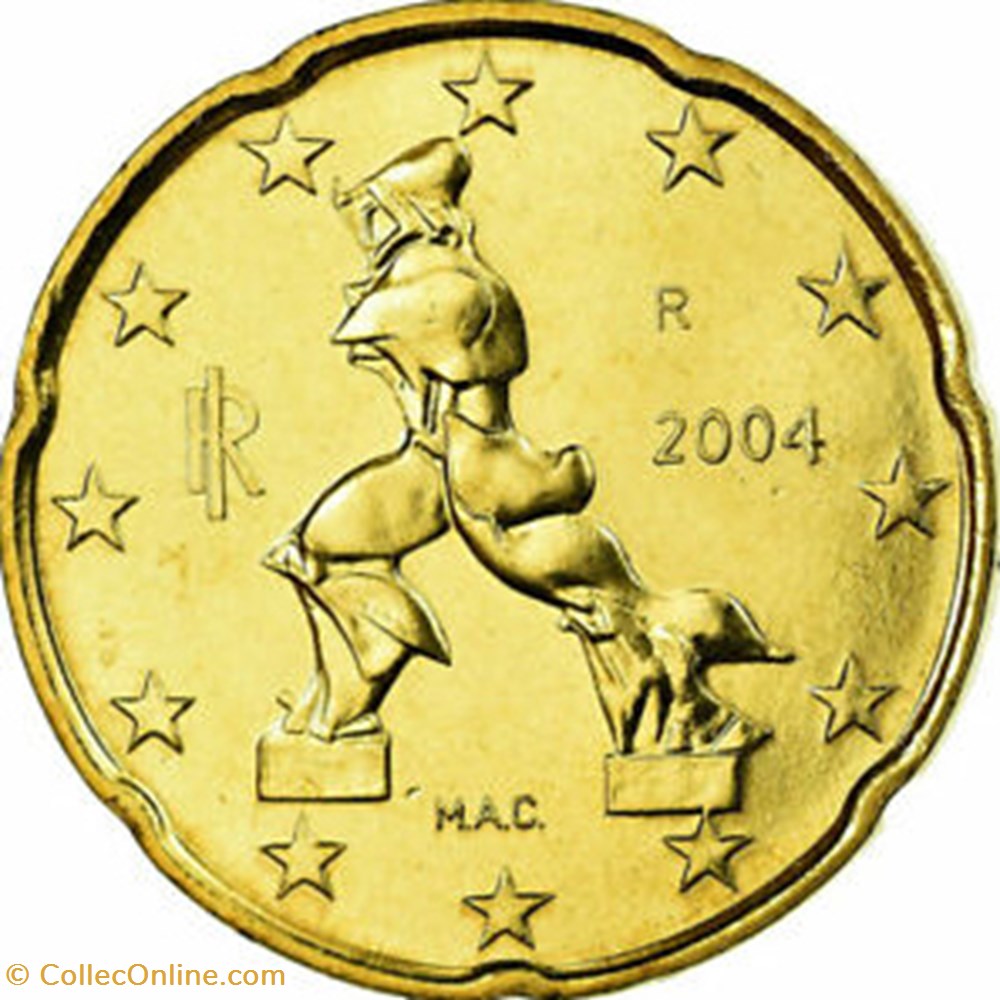 2004 - 20 cents - Italie monnaies euros 2004 20 cents italie