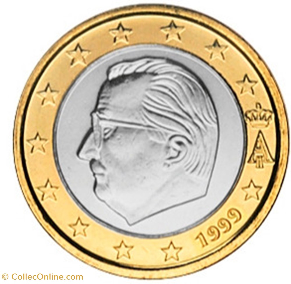 monnaies euros a 1999 1 euro belgique