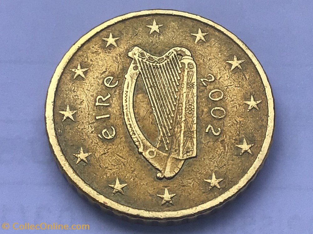 2002 - 50 cents - Irlande monnaies euros 2002 50 cents irlande
