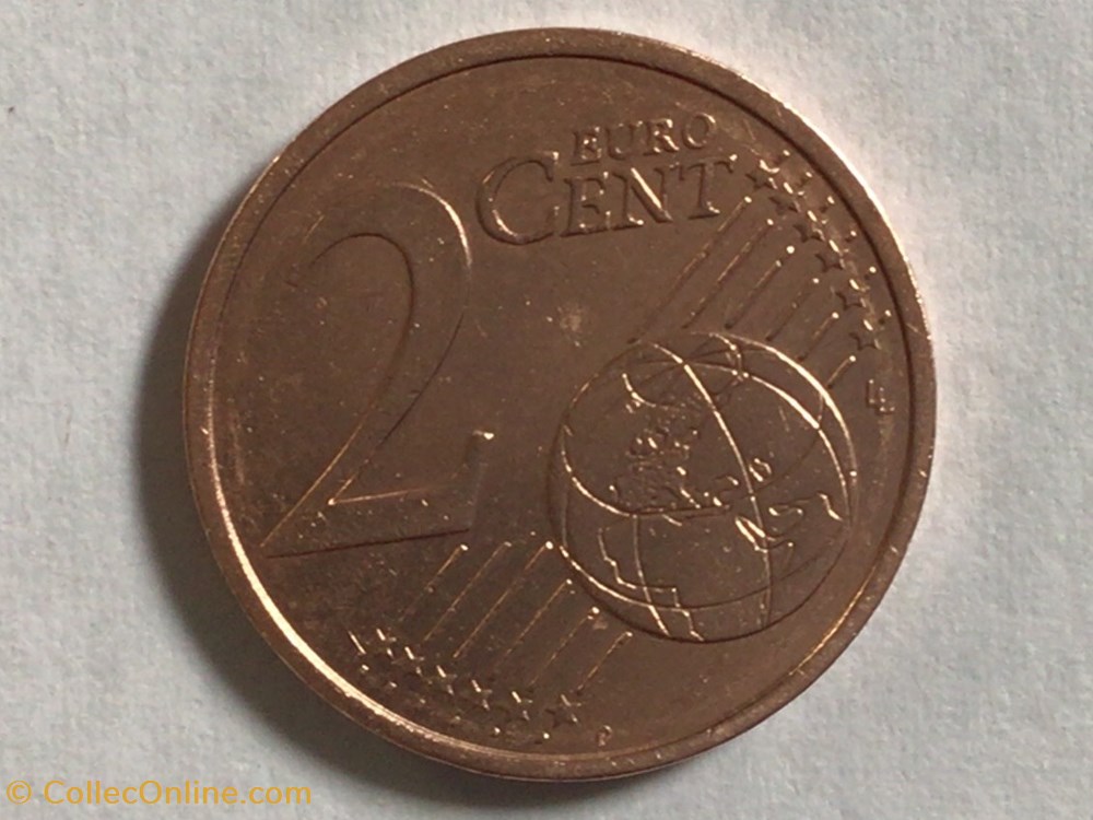 monnaies euros 2000 2 cent france