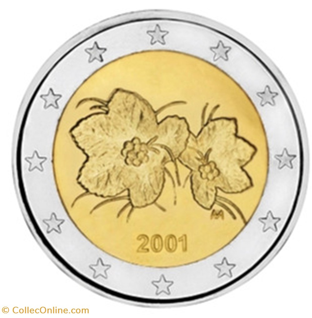 monnaies 2001 2 euros finlande