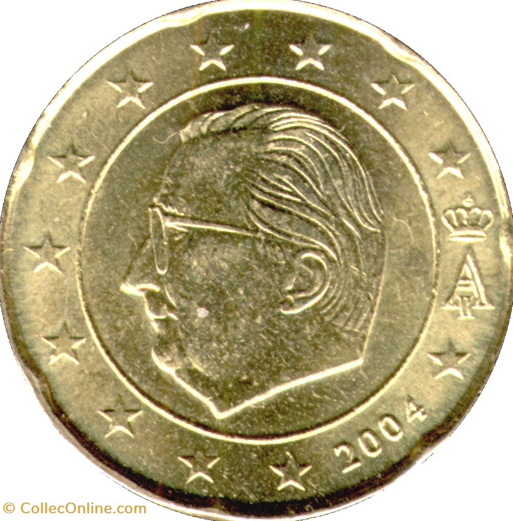 2004 - 20 cents - Belgique monnaies euros a 2004 20 cents belgique