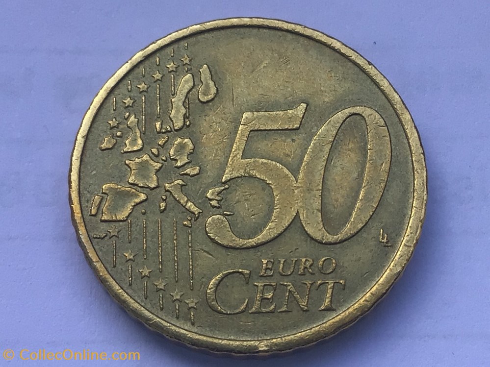 monnaies euros 2002 50 cents portugal