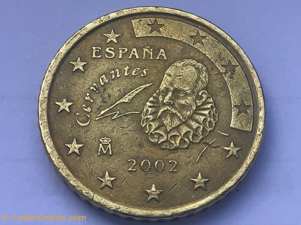 2002 - 50 cents - Espagne monnaies euros 2002 50 cents espagne