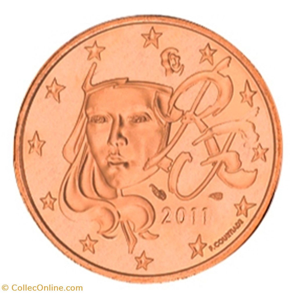 monnaies euros 2011 5 cent france