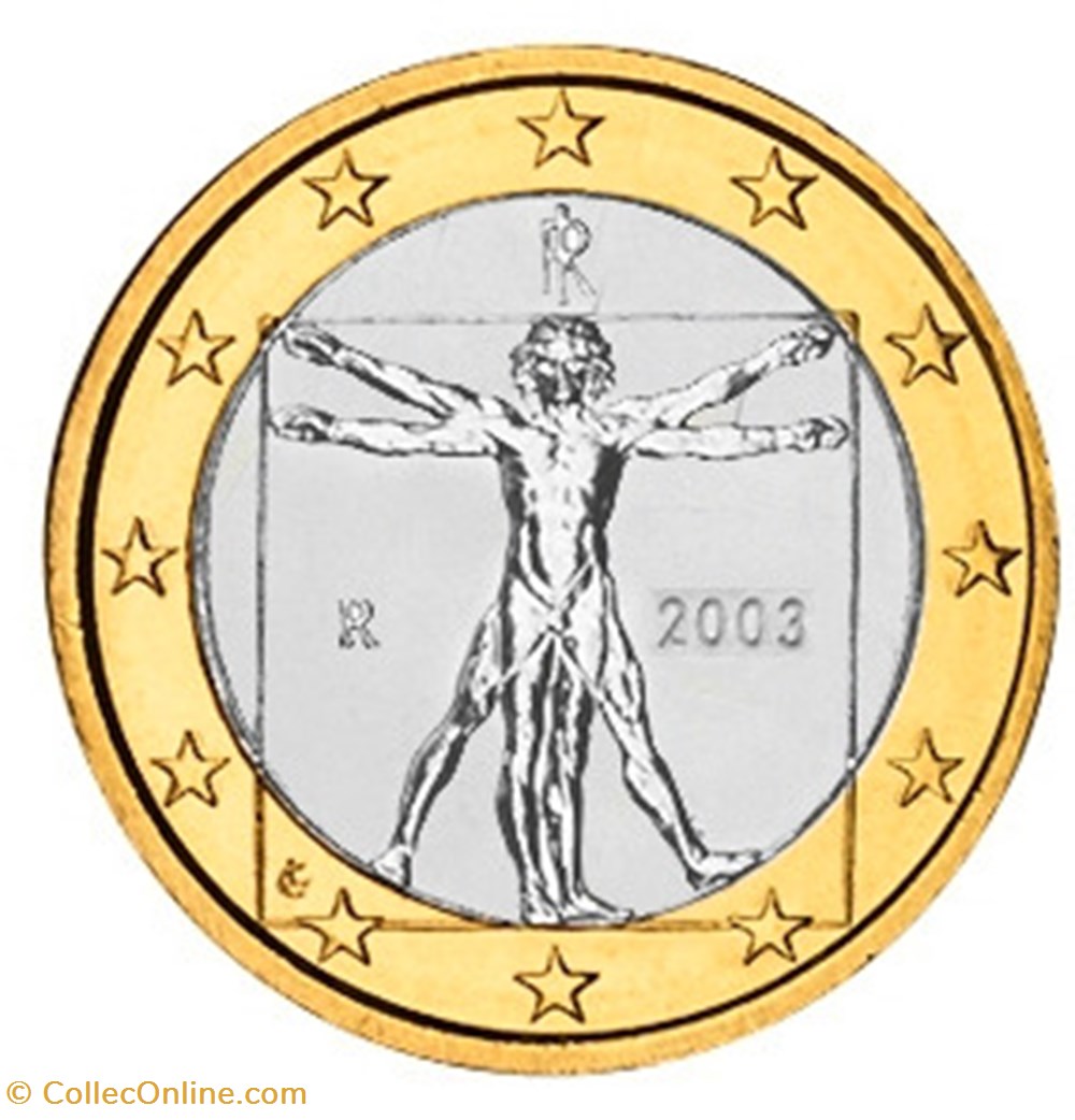 monnaies euros 2003 1 euro italie