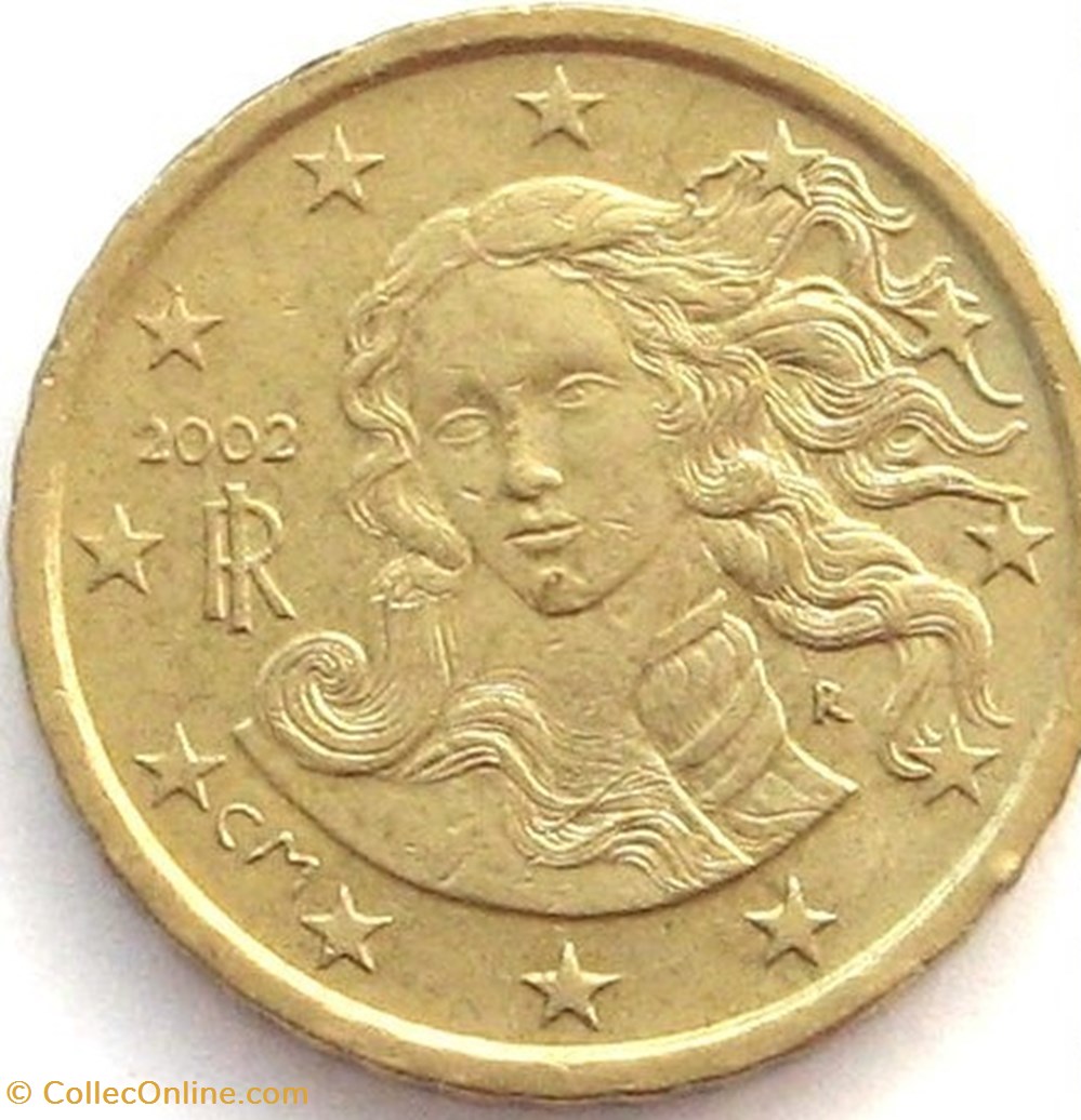 2002 - 10 cent - Italie monnaies euros 2002 10 cent italie