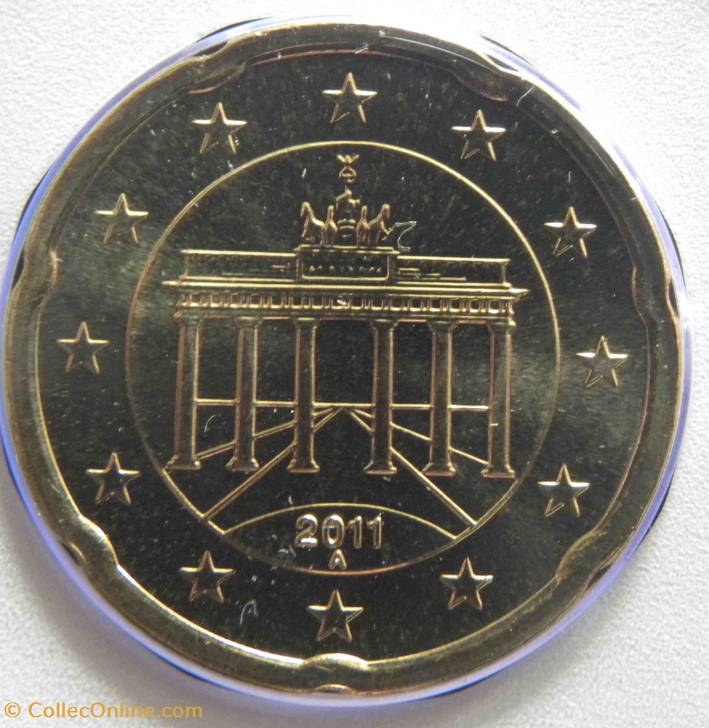 2011 - 20 cents F - Allemagne monnaies euros 2011 20 cents f allemagne