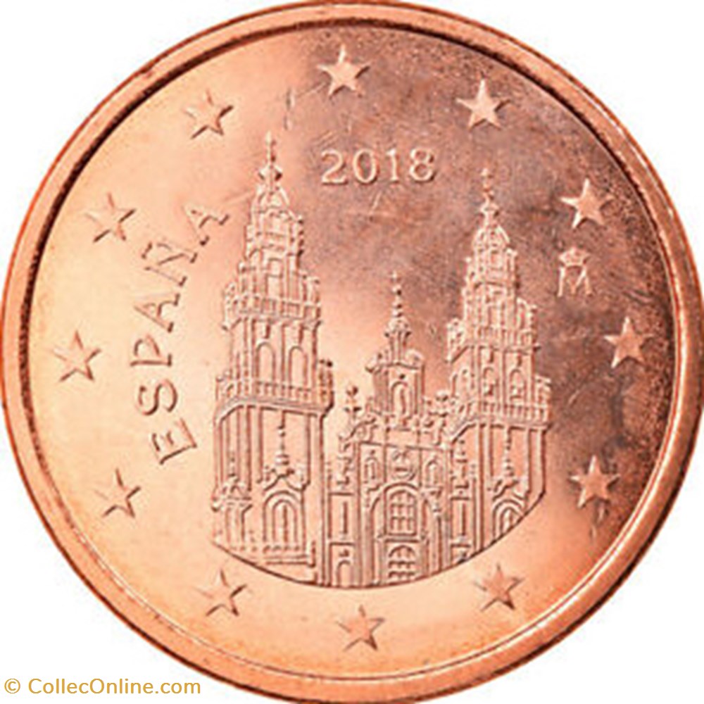 2018- 5 cent - Espagne monnaies euros 2018 5 cent espagne