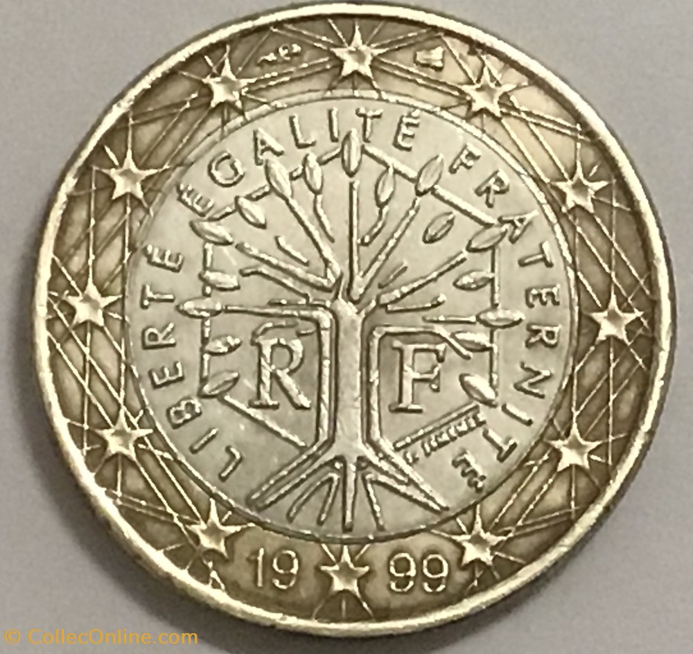 1 euro francia 1999 en  $6,500 