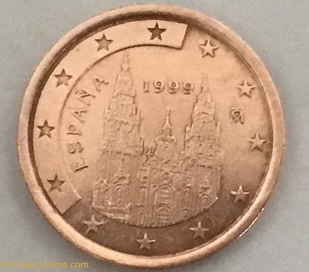 1999- 5 cent - Espagne monnaies euros 1999 5 cent espagne