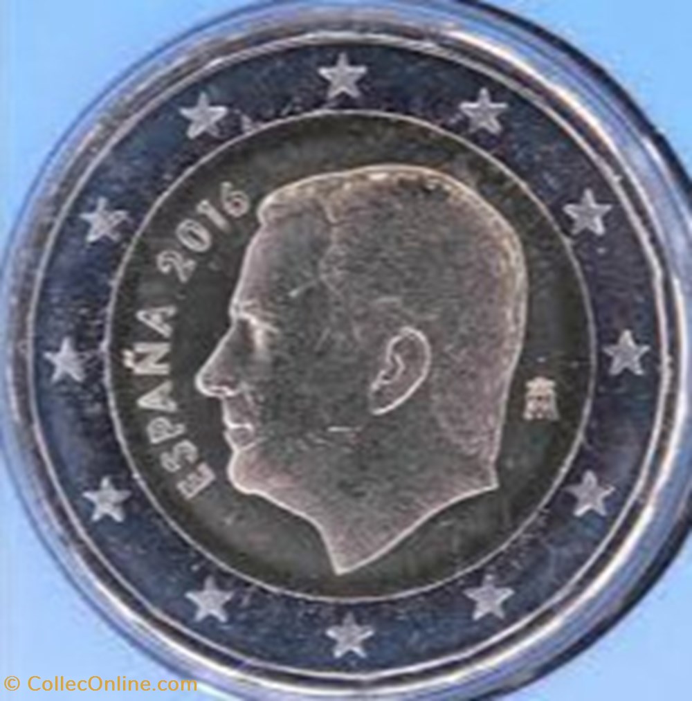2016 - 2 euros - Espagne monnaies 2016 2 euros espagne