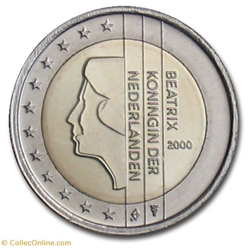 2000 - 2 euros - Pays-bas monnaies 2000 2 euros pays bas