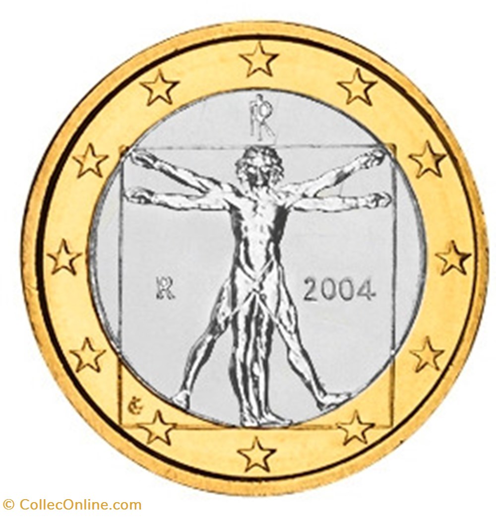 monnaies euros 2004 1 euro italie