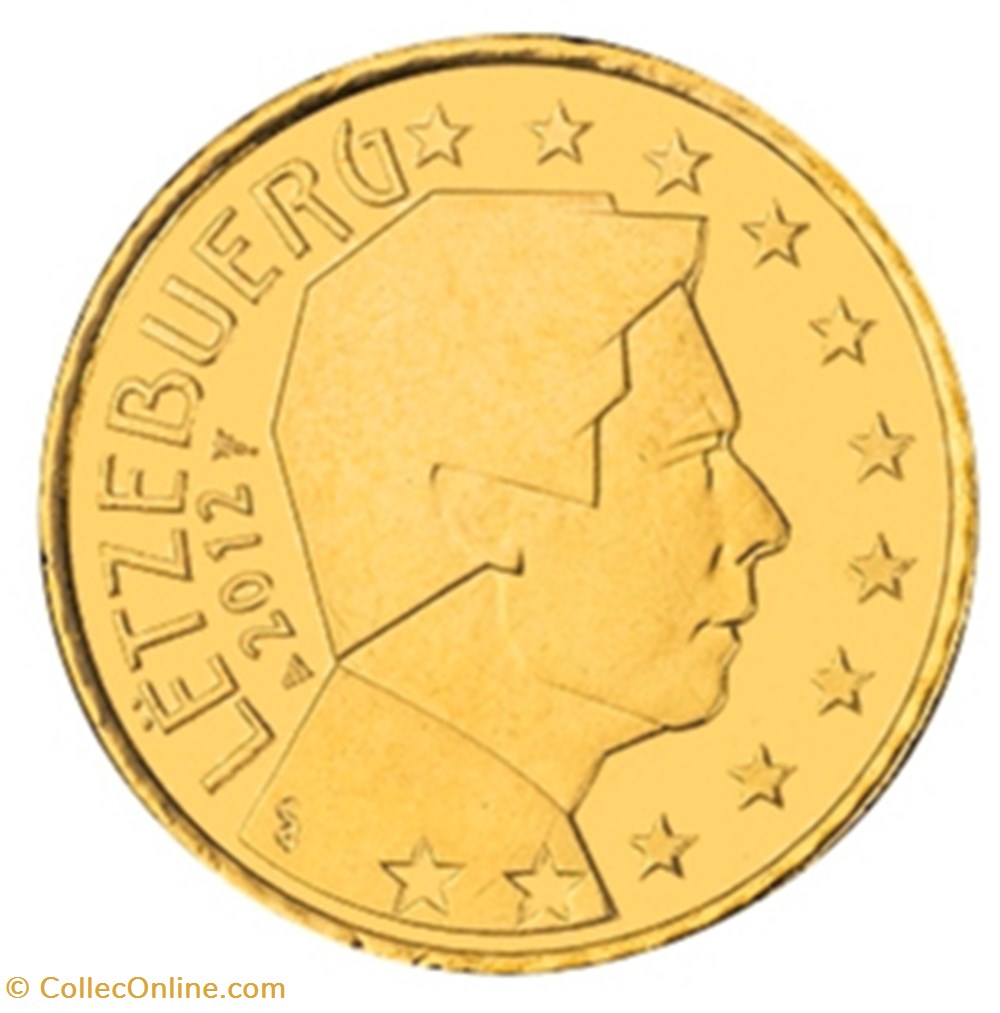 monnaies euros a 2012 50 cent luxembourg
