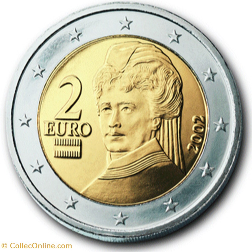 2002 - 2 euros - Autriche monnaies 2002 2 euros autriche