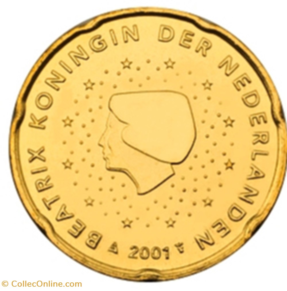 2001 - 20 cents - Pays-Bas monnaies euros 2001 20 cents pays bas