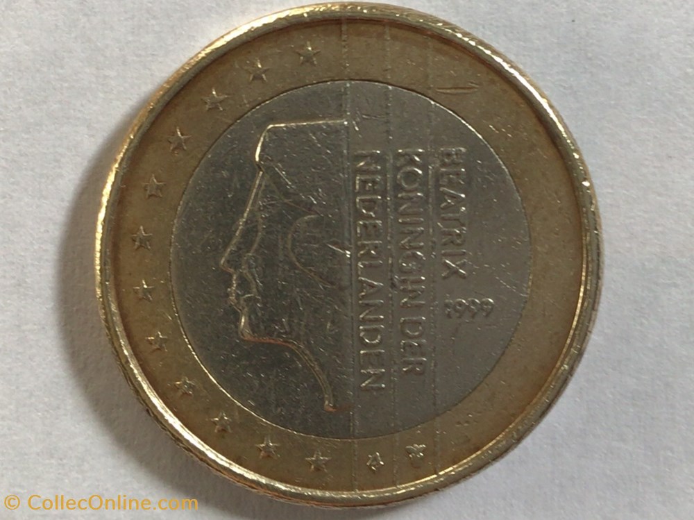 1999 - 1 euro - Pays-Bas monnaies euros 1999 1 euro pays bas