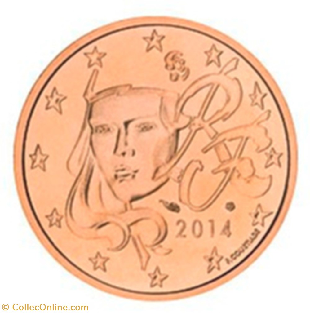 2014 - 2 cent - France monnaies euros 2014 2 cent france
