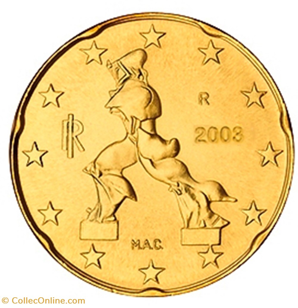 monnaies euros 2003 20 cents italie