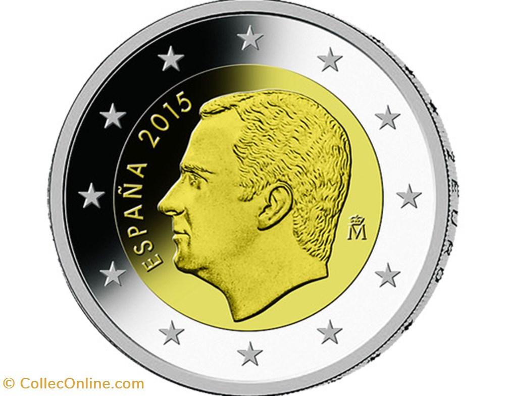 monnaies 2015 2 euros espagne