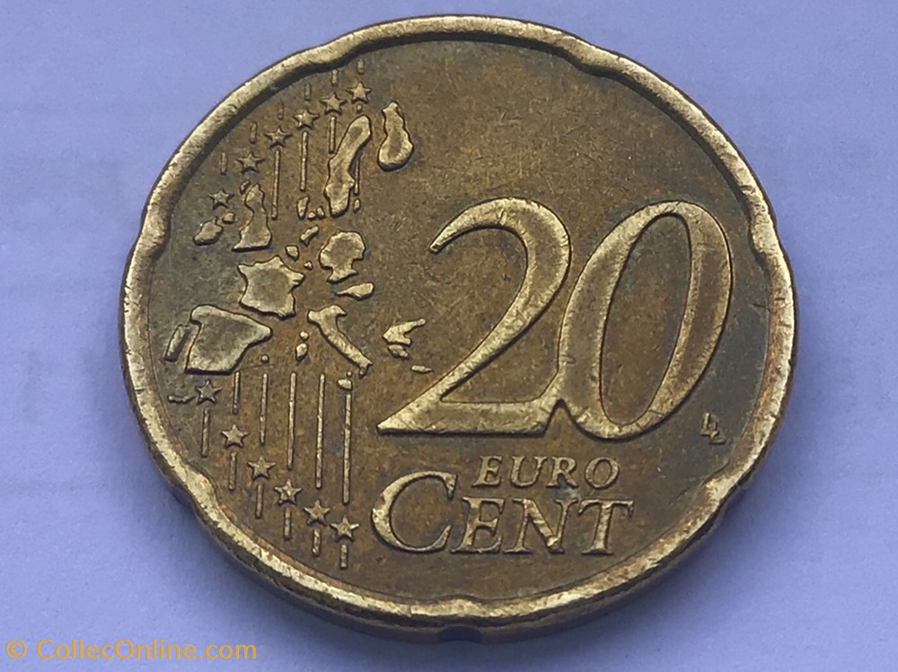 2001 - 20 cent - Finlande monnaies euros 2001 20 cent finlande