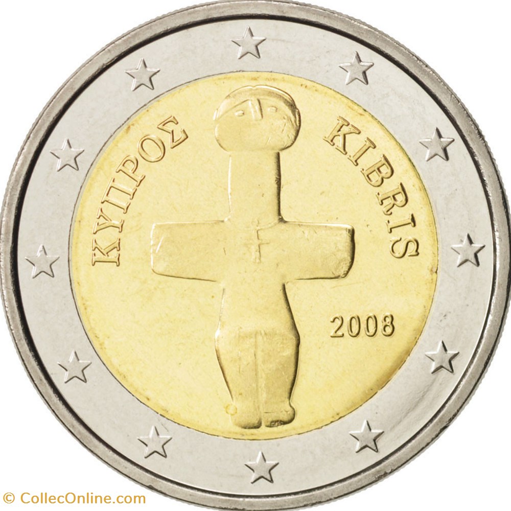 2008 - 2 euros - Chypre monnaies a finlande 2008 2 euros chypre