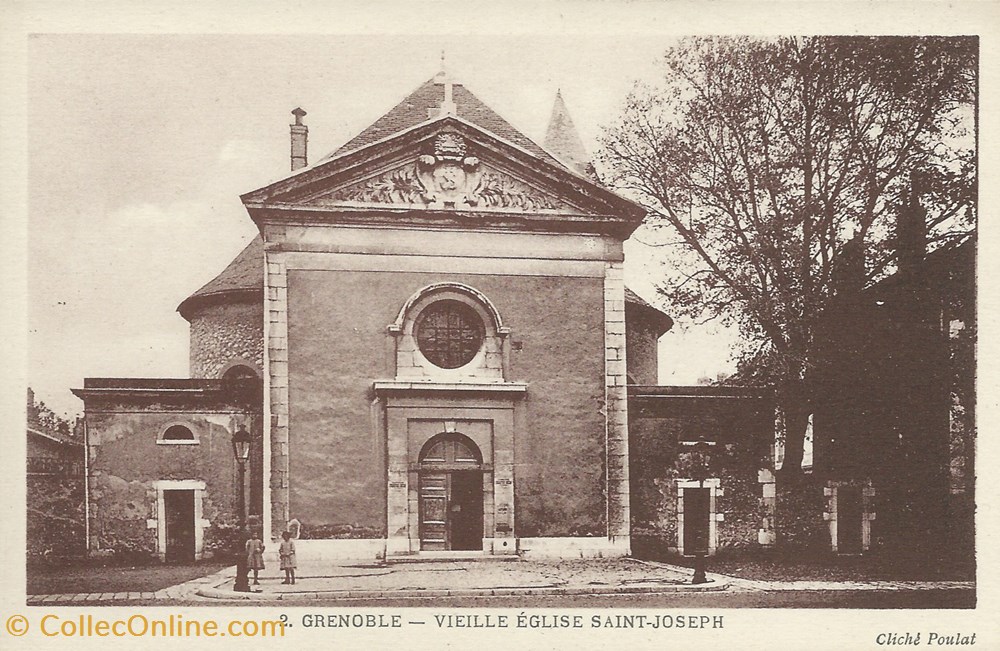 cartes postales europe france 2 grenoble vieille eglise saint joseph