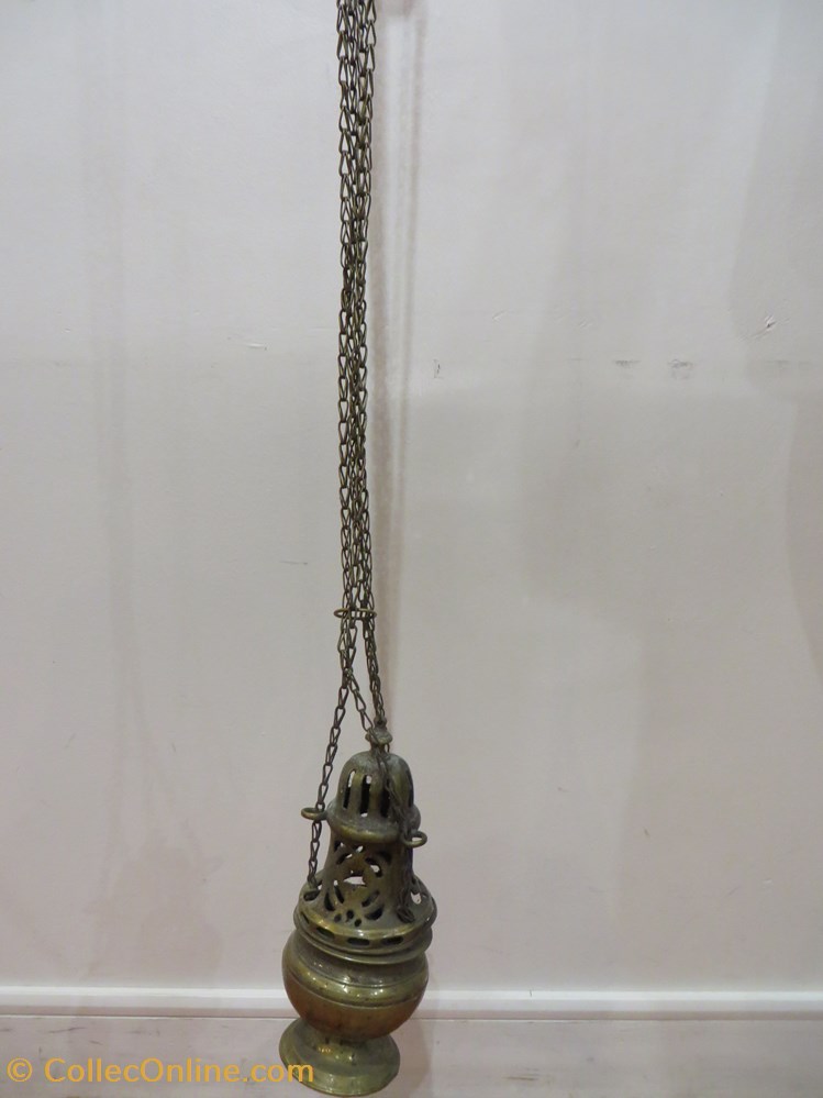 Encensoir avec chaîne patrimoine religieux objets de cultes encensoir avec chaine