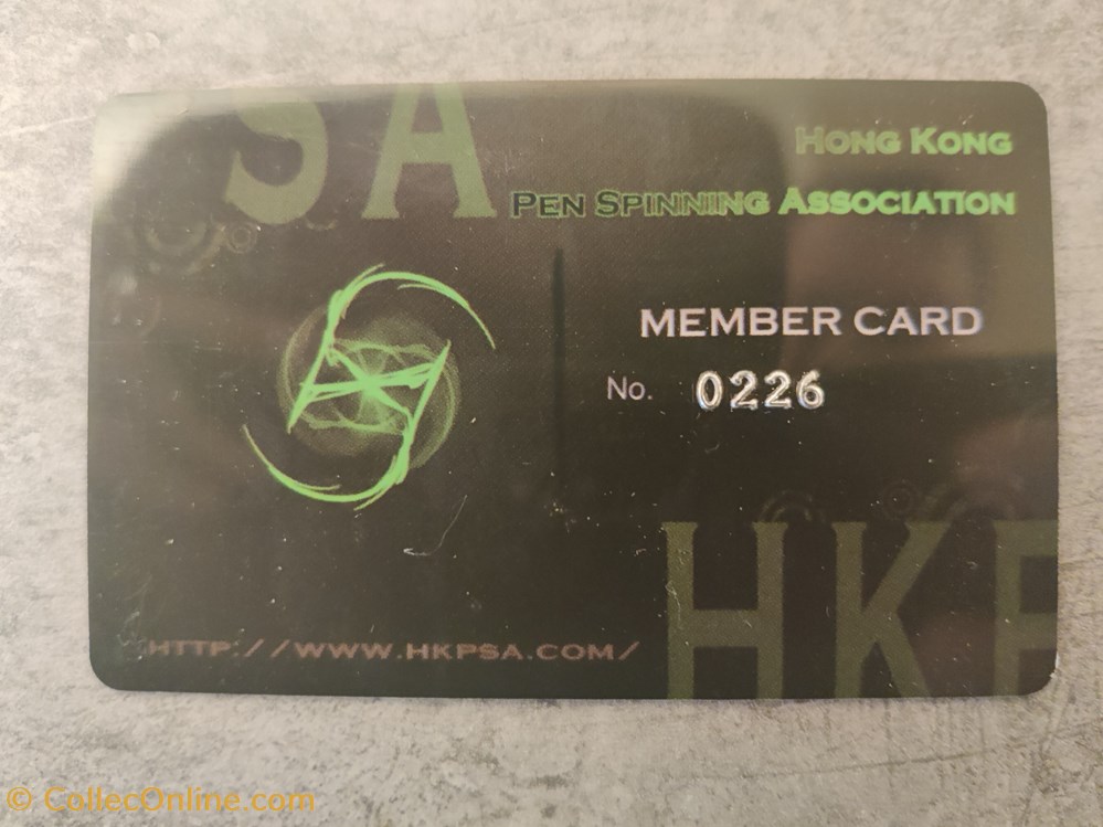 Carte de membre HKPSA divers carte de membre hkpsa