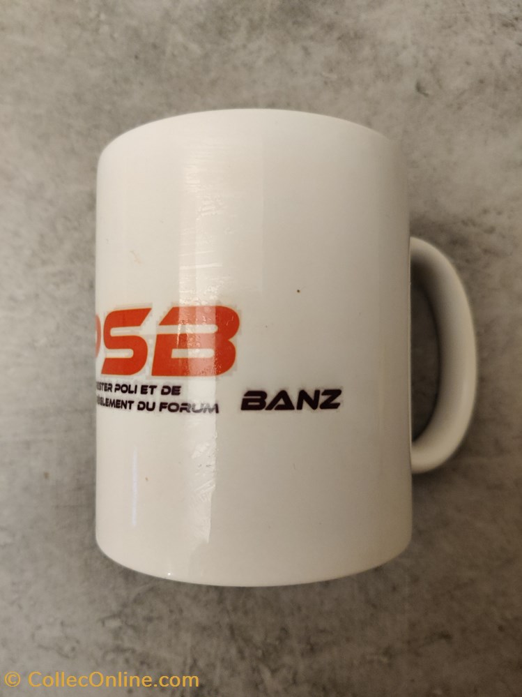 Mug FPSB de Banz 2 art la table argenterie service the cafe tass mug fpsb de banz